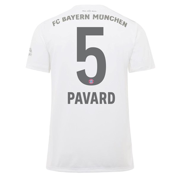 Camiseta Bayern Munich NO.5 Pavard 2ª 2019-2020 Blanco